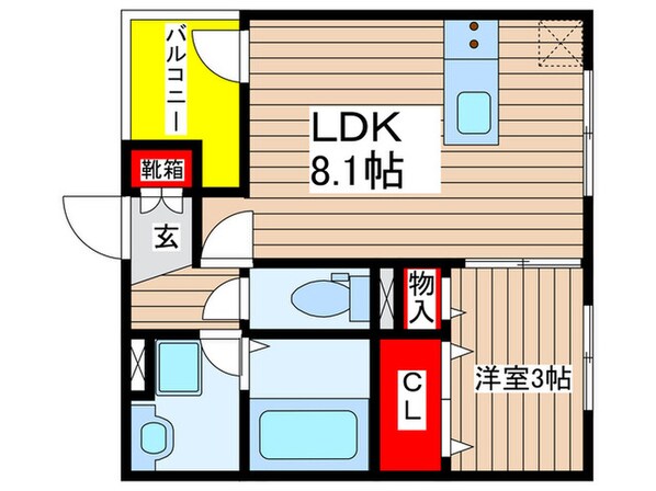 Anecis 橘の物件間取画像